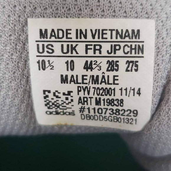 Adidas Mens ZX Flux Running Shoes Gray M19838 Mesh Low Top Lace Up Sneaker 10.5M - Picture 6 of 12